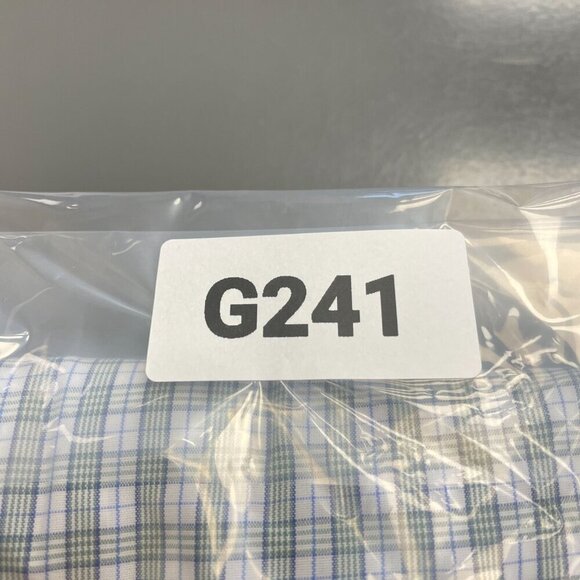 NEW Kirkland Signature Men's 16 Traditional Fit Button down Shirt Green Plaid - Picture 8 of 8